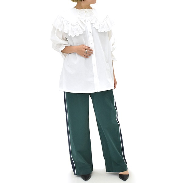 ��25AW��THE SHINZONE ���󥾡��� BI COLOR TRACK PANTS �Х����顼 �ȥ�å� �ѥ�� 25AMSPA06 ��ǥ�����������̵����