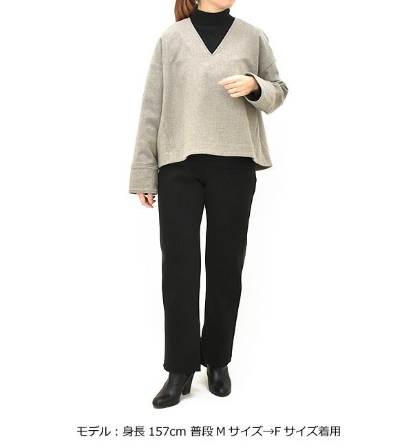 �ڥ�����/30%OFF��MICA&DEAL �ޥ�������ɥǥ����� �ĥ�����V�ͥå��ץ륪���С� 0125401344 ��ǥ�����������̵���ۡ�25-26WINTER SALE�ۡ����ʡ����Բġ�