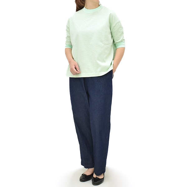 �ڥ�����/30%OFF��MEYAME ���� BORDER HALF SLEEVE TEE �ܡ����� �ϡ��ե��꡼�� T����� MEY-2438 ��ǥ�����������̵���ۡ�26 SUMMER SALE�ۡ����ʡ����Բġ�