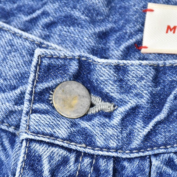 MEYAME ���� DENIM WIDE TUCK PANTS �ǥ˥� �磻�� ���å� �ѥ�� MEY-2516 ��ǥ�����������̵����