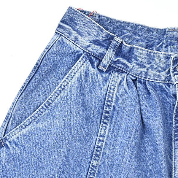 MEYAME ���� DENIM WIDE TUCK PANTS �ǥ˥� �磻�� ���å� �ѥ�� MEY-2516 ��ǥ�����������̵����
