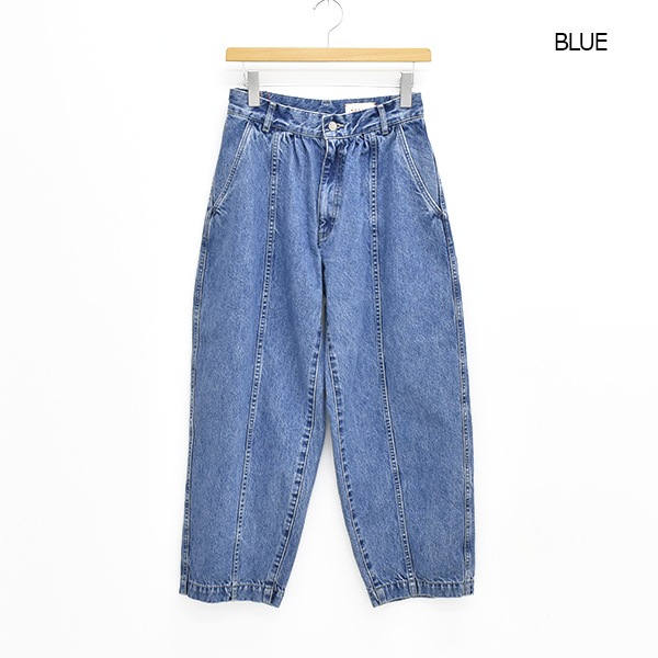 MEYAME ���� DENIM WIDE TUCK PANTS �ǥ˥� �磻�� ���å� �ѥ�� MEY-2516 ��ǥ�����������̵����