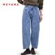 MEYAME ���� DENIM WIDE TUCK PANTS �ǥ˥� �磻�� ���å� �ѥ�� MEY-2516 ��ǥ�����������̵����