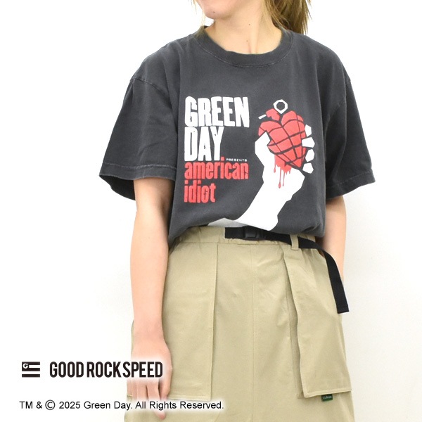 25SSGOOD ROCK SPEED åɥåԡ åTEE GREEN DAY AMERICAN IDIOT ץT ꡼ǥ  ХTEE 25GRD001WڥåݥȲġ
