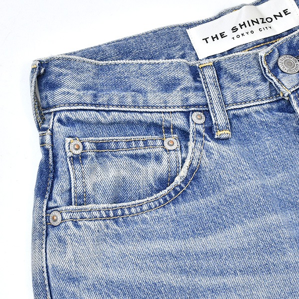 ��25AW��THE SHINZONE ���󥾡��� HUDSON DENIM PANTS ���ߥ磻�� �ǥ˥� �ѥ�� 25AMSPA02 ��ǥ�����������̵����
