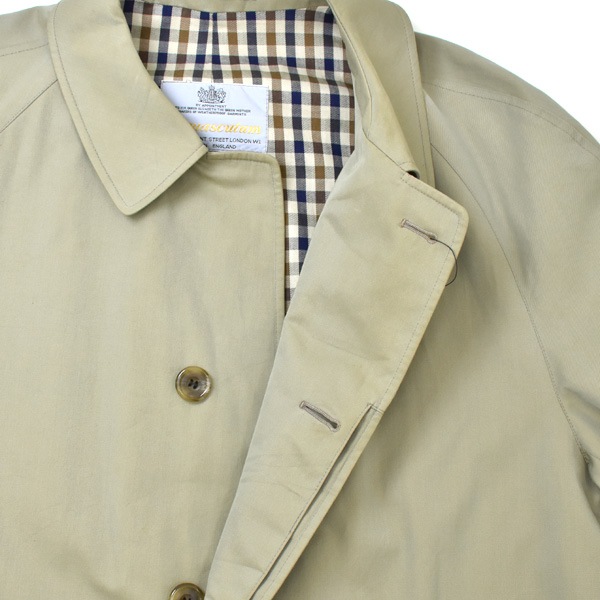 Used&VintageAquascutum 塼 ƥ󥫥顼 Хޥ󥳡ȡڥ˥å̵ۡ