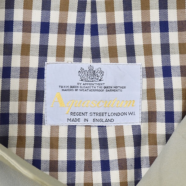 Used&VintageAquascutum 塼 ƥ󥫥顼 Хޥ󥳡ȡڥ˥å̵ۡ