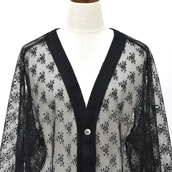 ��26SS��Needles �ˡ��ɥ륺 �ե������ ��å���졼�� V�ͥå������ǥ����� V Neck Cardigan -Floral Raschel Lace- SX440������̵���ۡڥ���å��ݥ��Ȳġ�