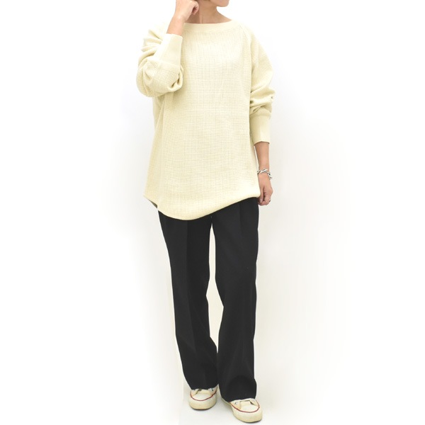 �ڥ�����/30%OFF�ۡ�25AW��THE SHINZONE ���󥾡��� OC/CA WAFFLE PULLOVER KNIT ��åե� �ץ륪���С� �˥å� 25AMSNI06 ��ǥ����� ������̵���ۡ�25-26WINTER SALE�ۡ����ʡ����Բġ�