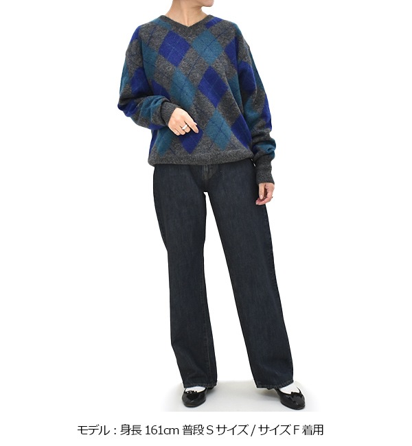 25AWTHE SHINZONE 󥾡 ARGYLE KNIT PULLOVER  ˥å ץ륪С 25AMSNI12 ǥ̵