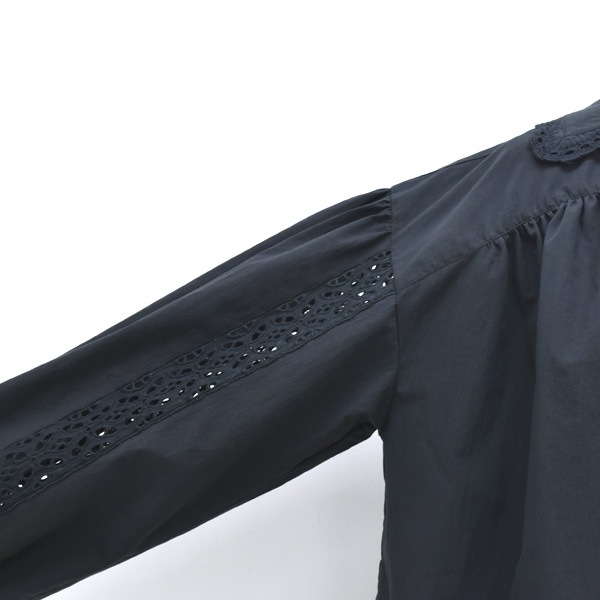 ��26SS��THE SHINZONE ���󥾡��� LACE-UP BLOUSE �졼�����å� �֥饦�� 26SMSBL02 ��ǥ�����������̵����
