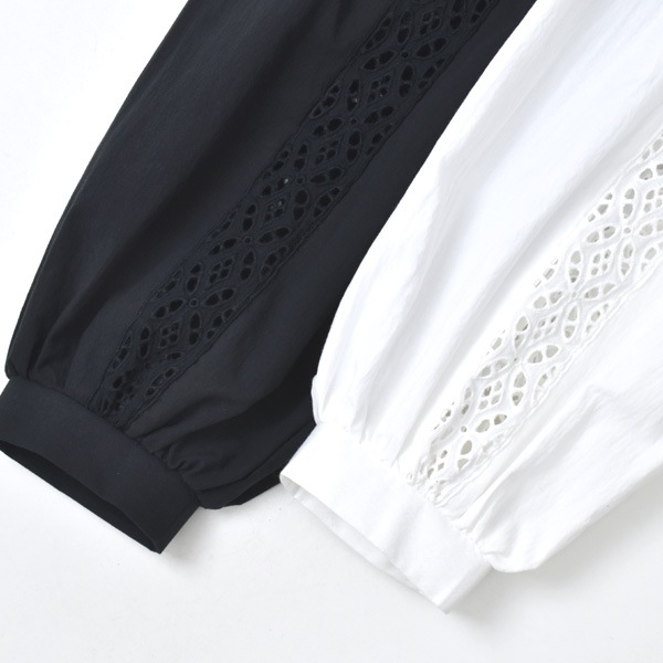 ��26SS��THE SHINZONE ���󥾡��� LACE-UP BLOUSE �졼�����å� �֥饦�� 26SMSBL02 ��ǥ�����������̵����