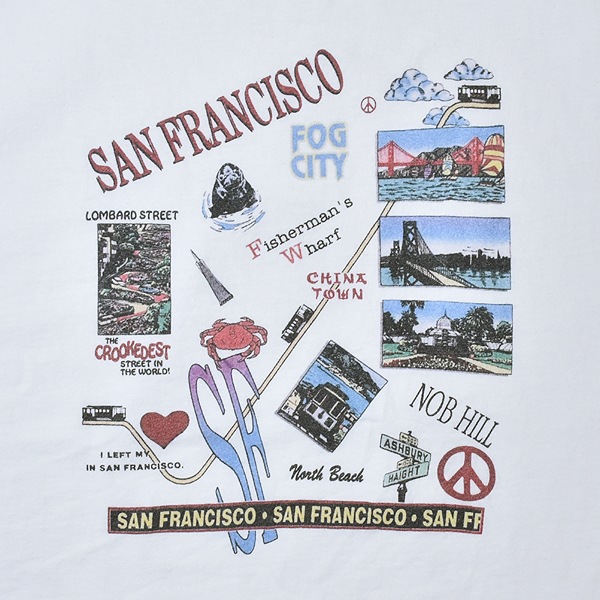�ڥ�����/30%OFF��HIGH!STANDARD �ϥ������������ SF FOG CITY TEE �ץ���T����� 1019584�ڥ���å��ݥ��Ȳġۡ�26 SUMMER SALE�ۡ����ʡ����Բġ�