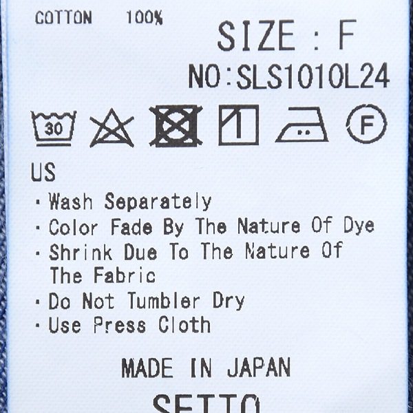 SETTO ���å� ����ǥ����ե����ॹ����� "FARMS SHIRT" SLS1010L24 ��ǥ����� ������̵����