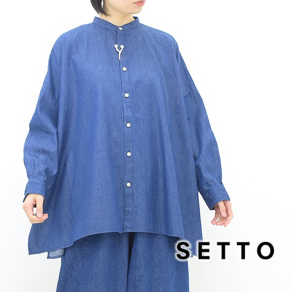 SETTO ���å� ����ǥ����ե����ॹ����� "FARMS SHIRT" SLS1010L24 ��ǥ����� ������̵����