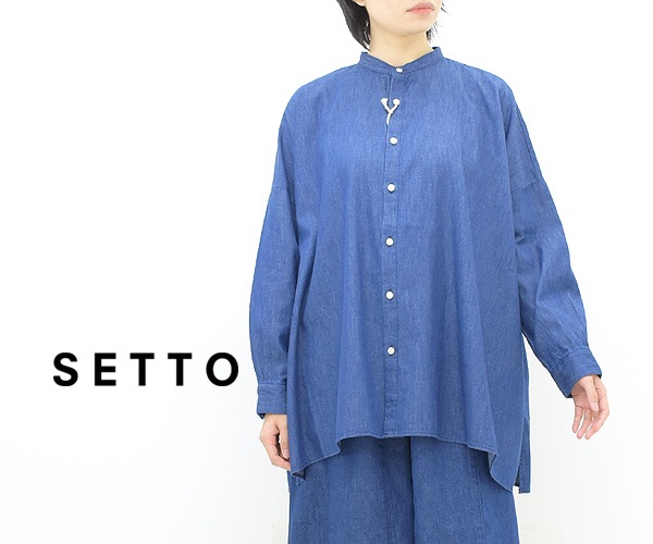 SETTO ���å� ����ǥ����ե����ॹ����� "FARMS SHIRT" SLS1010L24 ��ǥ����� ������̵����