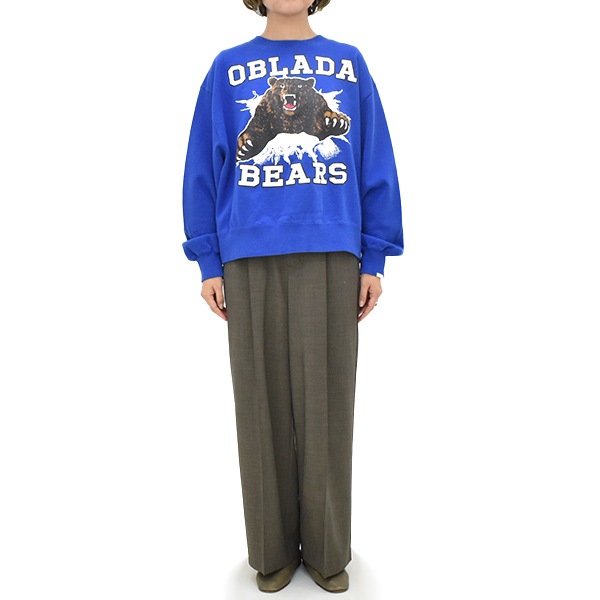 ��25FW��Oblada ���֥�� BEARS SWEAT �٥������������å� F2510CU04 ��ǥ�����������̵����