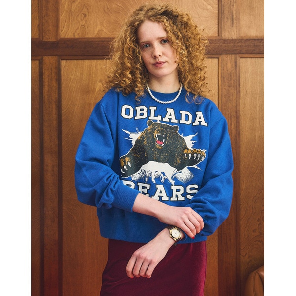 ��25FW��Oblada ���֥�� BEARS SWEAT �٥������������å� F2510CU04 ��ǥ�����������̵����