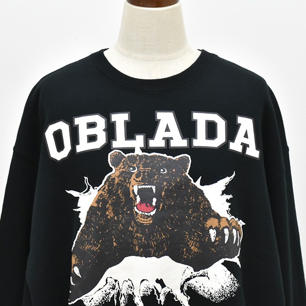 ��25FW��Oblada ���֥�� BEARS SWEAT �٥������������å� F2510CU04 ��ǥ�����������̵����