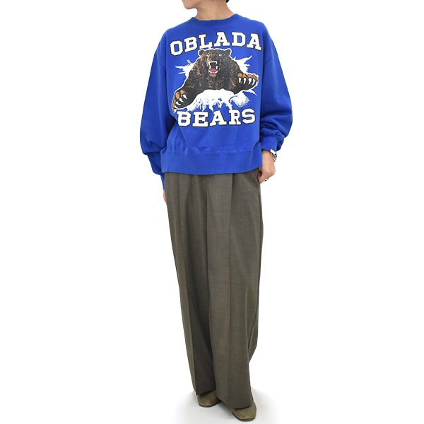 ��25FW��Oblada ���֥�� BEARS SWEAT �٥������������å� F2510CU04 ��ǥ�����������̵����
