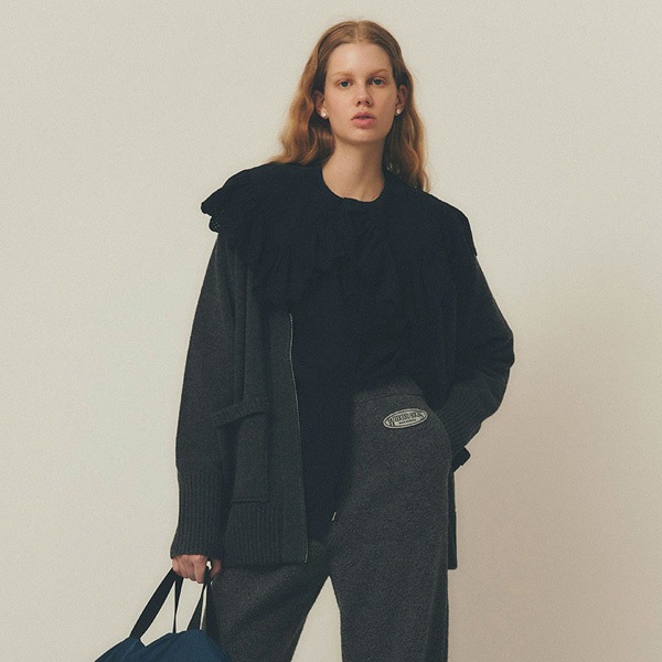 25AWTHE SHINZONE 󥾡 WOOL KNIT ZIP CARDIGAN  ˥å å ǥ 25AMSNI07 ǥ̵