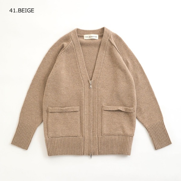 25AWTHE SHINZONE 󥾡 WOOL KNIT ZIP CARDIGAN  ˥å å ǥ 25AMSNI07 ǥ̵