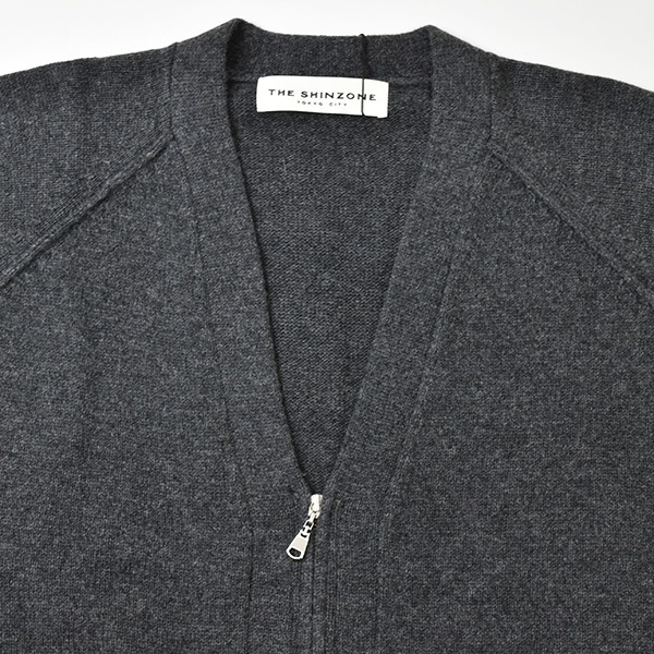 25AWTHE SHINZONE 󥾡 WOOL KNIT ZIP CARDIGAN  ˥å å ǥ 25AMSNI07 ǥ̵