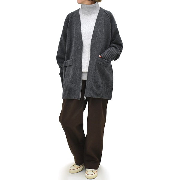 25AWTHE SHINZONE 󥾡 WOOL KNIT ZIP CARDIGAN  ˥å å ǥ 25AMSNI07 ǥ̵