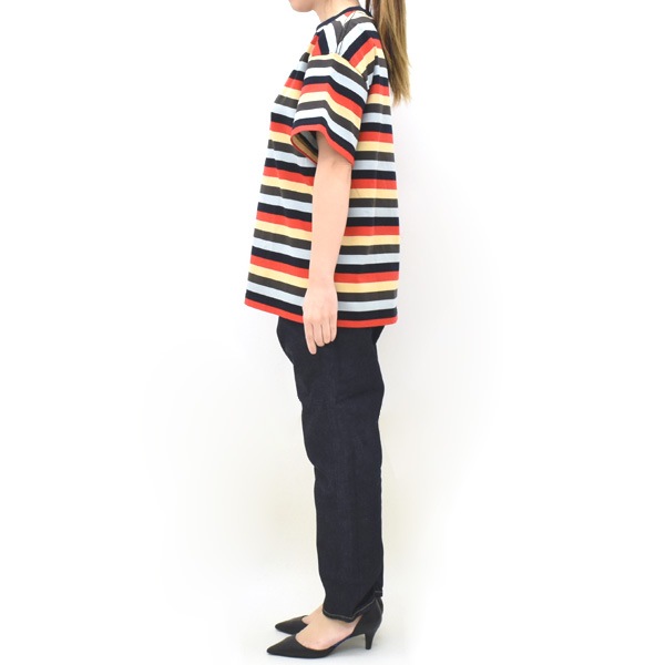 ��26SS��THE SHINZONE ���󥾡��� MULTI STRIPED JERSEY TEE �ޥ�� ���ȥ饤�� T����� 26SMSCU14 ��ǥ�����������̵����