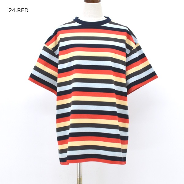 ��26SS��THE SHINZONE ���󥾡��� MULTI STRIPED JERSEY TEE �ޥ�� ���ȥ饤�� T����� 26SMSCU14 ��ǥ�����������̵����