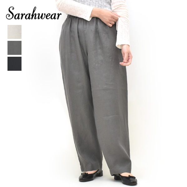 Sarah Wear サラウェア リネンツイルバルーンパンツ C30565 レディース