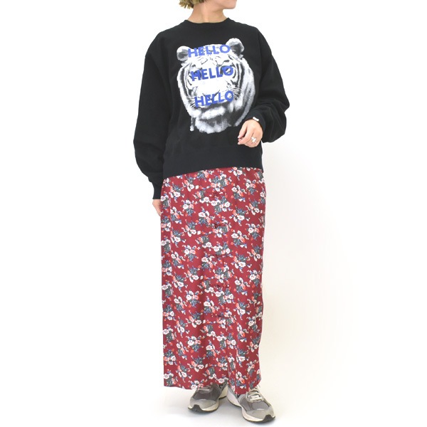 ��25FW��Oblada ���֥�� TIGER SWEAT ���������������å� F2510CU05������̵����