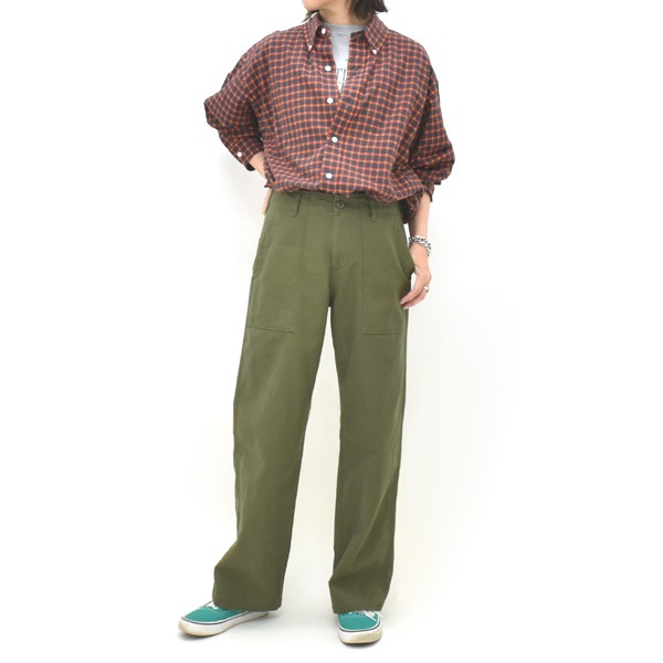 ��26AW��THE SHINZONE ���󥾡��� STRAIGHT BAKER PANTS ���ȥ졼�ȥ٥������ѥ�� 26AMSPA01 ��ǥ�����������̵����