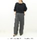 ATON ȥ WOOL GABARDINE WIDE TWO TUCKED PANYS  Х 磻 ġå ѥ AT-PRAGSW0807 ǥ̵