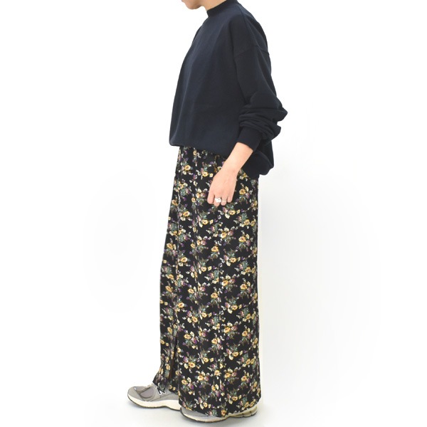 ��25AW��THE SHINZONE ���󥾡��� FLOWER BOUQUET PRINTTED SATIN SKIRT �ե� �ץ��� ���ƥ� �������� 25AMSSK01 ��ǥ�����������̵����