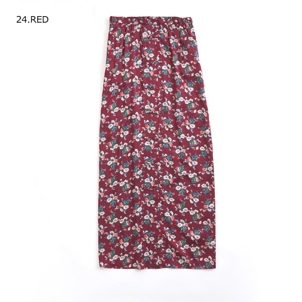 ��25AW��THE SHINZONE ���󥾡��� FLOWER BOUQUET PRINTTED SATIN SKIRT �ե� �ץ��� ���ƥ� �������� 25AMSSK01 ��ǥ�����������̵����