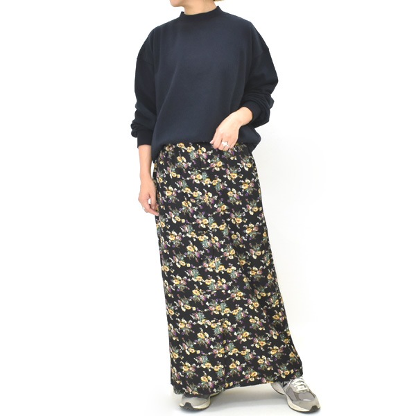 ��25AW��THE SHINZONE ���󥾡��� FLOWER BOUQUET PRINTTED SATIN SKIRT �ե� �ץ��� ���ƥ� �������� 25AMSSK01 ��ǥ�����������̵����