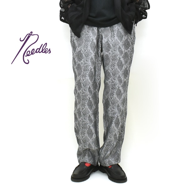 ��26SS��Needles �ˡ��ɥ륺 �����ܡ������ȥ�󥰥ѥ�� �ѥ����󥸥㥬���� Cowboy String Pant -Python Jacquard- SX264������̵����