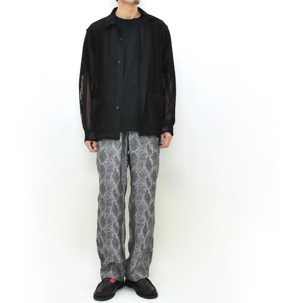 ��26SS��Needles �ˡ��ɥ륺 �����ܡ������ȥ�󥰥ѥ�� �ѥ����󥸥㥬���� Cowboy String Pant -Python Jacquard- SX264������̵����