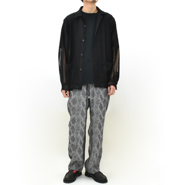��26SS��Needles �ˡ��ɥ륺 �����ܡ������ȥ�󥰥ѥ�� �ѥ����󥸥㥬���� Cowboy String Pant -Python Jacquard- SX264������̵����