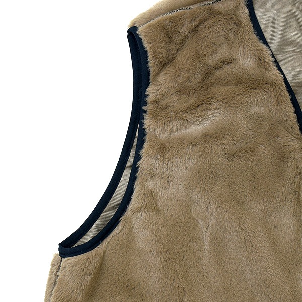 South2 West8 ġȥ ѥԥ󥰥٥ ޥե Piping Vest -Micro Fur- NS735̵