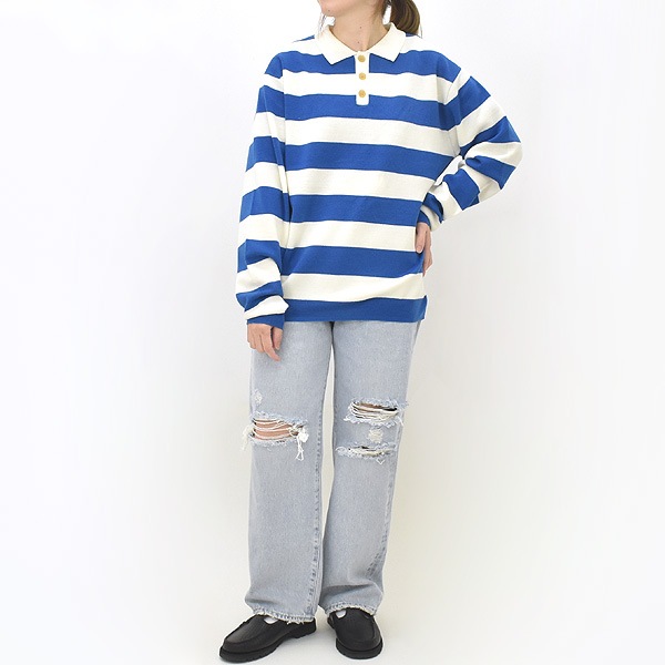 25SSTHE SHINZONE 󥾡 饬˥åȥݥ RUGGER KNIT POLO 25SMSNI06̵