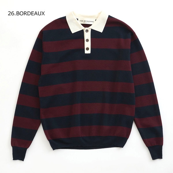 25SSTHE SHINZONE 󥾡 饬˥åȥݥ RUGGER KNIT POLO 25SMSNI06̵