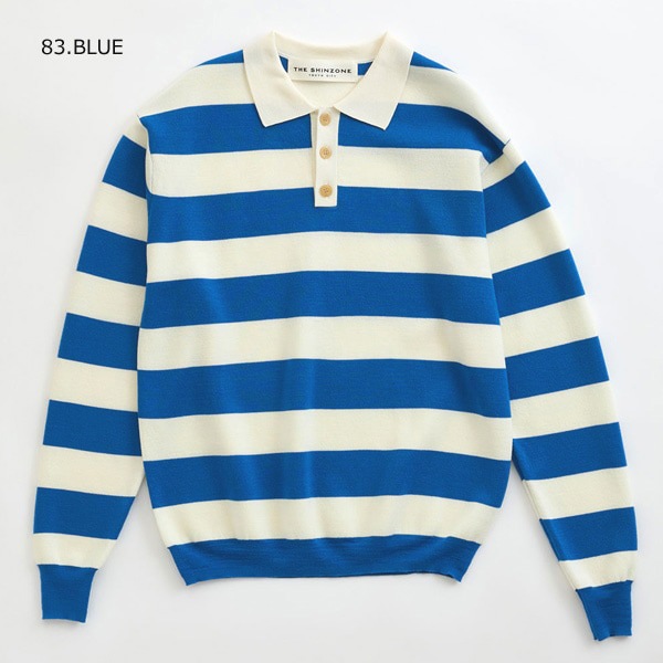 25SSTHE SHINZONE 󥾡 饬˥åȥݥ RUGGER KNIT POLO 25SMSNI06̵