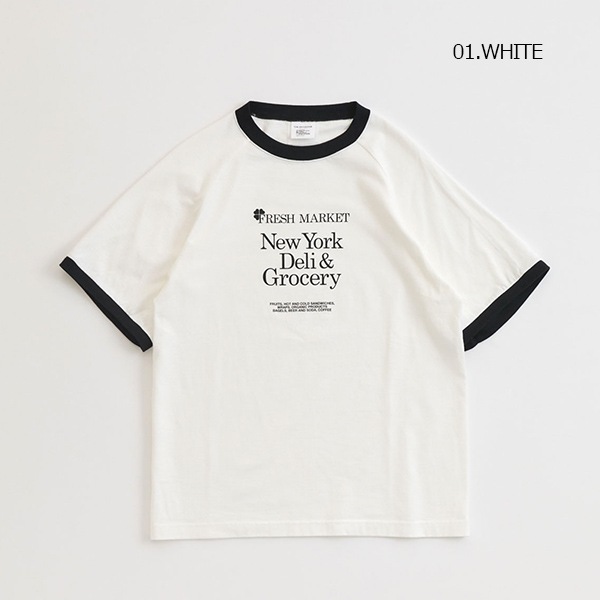 ��26SS��THE SHINZONE ���󥾡��� FRESH MARKET RINGER TEE �ե�å��� �ޡ����å� ��󥬡� T����� 26SMSCU12 ��ǥ�����������̵���ۡ�ͽ��ۡڥ���å��ݥ��Ȳġ�