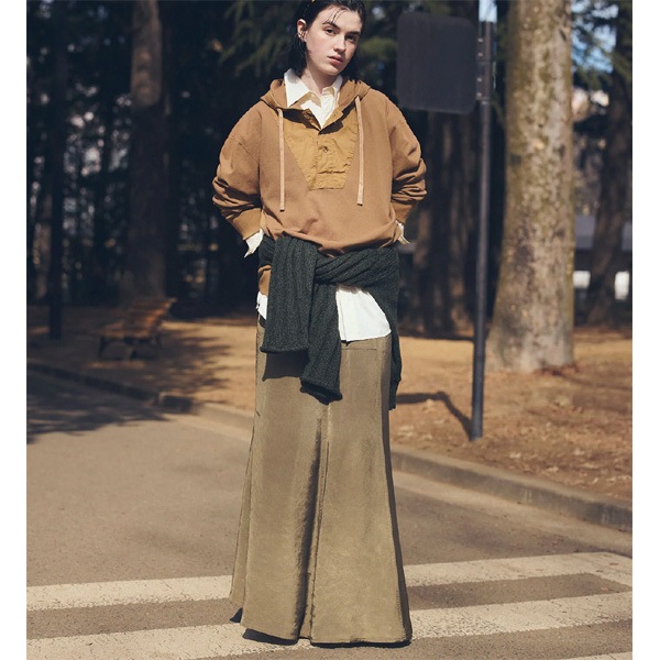 ��26AW��THE SHINZONE ���󥾡��� PIGMENT DYED SATIN SKIRT �ԥ����ȥ��� ���ƥ󥹥����� 26AMSSK02 ��ǥ�����������̵����