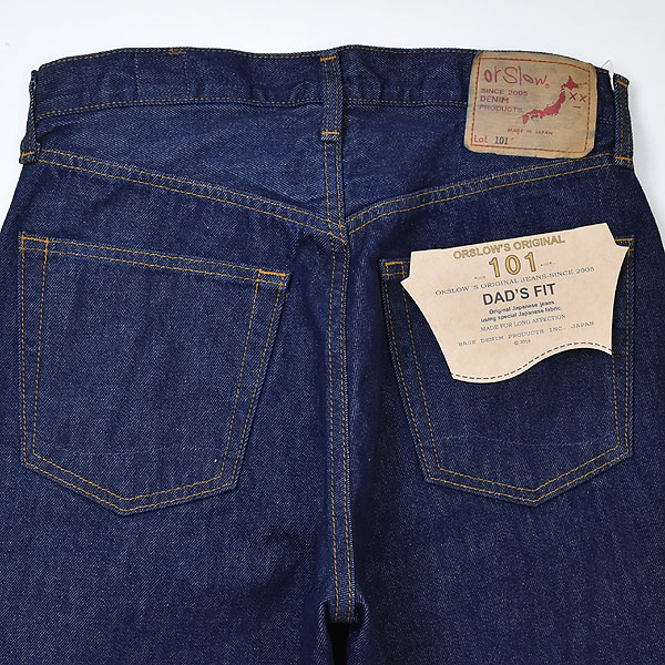 orSlow ���������� 101 DAD'S FIT DENIM PANTS ���å� �ե��å� �ǥ˥�ѥ�� ONE WASH 01-1010W-81 ��ǥ����� ��� ��˥��å���������̵����