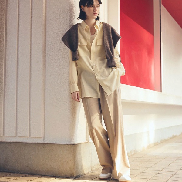 ��26AW��THE SHINZONE ���󥾡��� WOOL EASY PANTS �����륤�������ѥ�� 26AMSPA02 ��ǥ�����������̵����