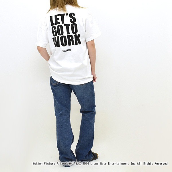 åɥåԡ GOOD ROCK SPEED 쥶ܥɥå ץT LETS GO TO WORK TEE "RESERVOIR DOGS" 24RVD102W ۥ磻  ǥڥåݥȲġ