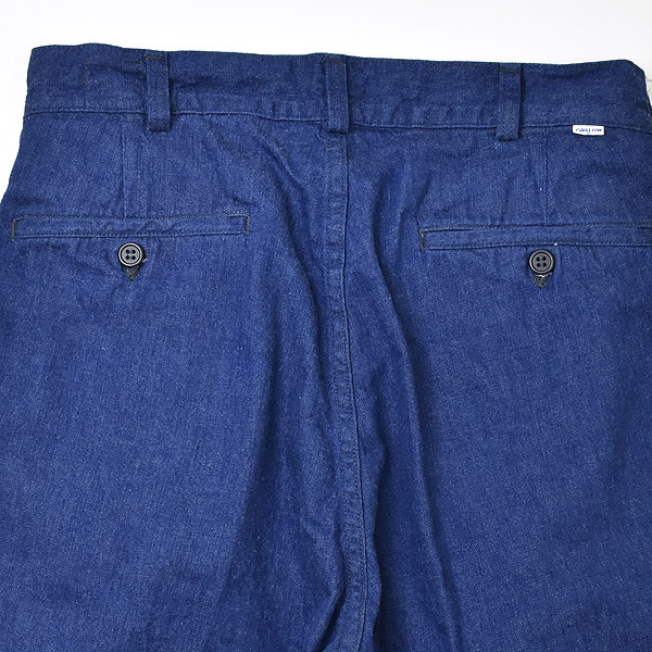 orSlow ���������� TWO TUCK DENIM WIDE TROUSER DENIM 2���å��ǥ˥� �磻�� �ȥ饦���� ONE WASH 03-5021-A81 ��ǥ����� ��� ��˥��å���������̵����